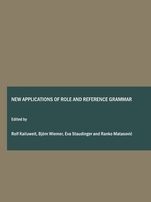 cover image of New applications of Role & Reference Grammar